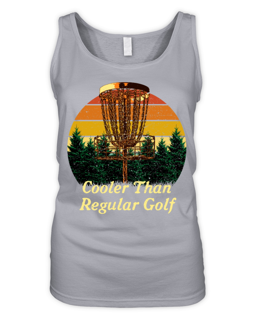 Cooler Than Regular Golf Sports Disc Golf Games Go Organic Women's Tank Top