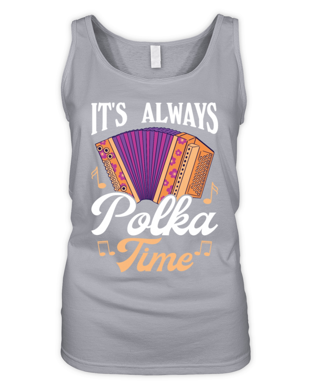 Funny Polka Dance Design for a Polka Muscian Organic Women's Tank Top
