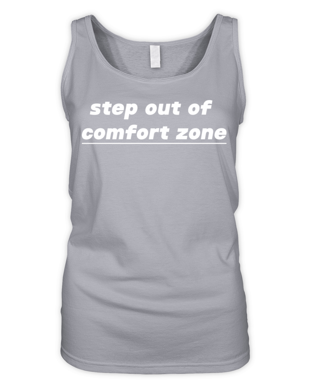 Step out of comfort zone Organic Women's Tank Top