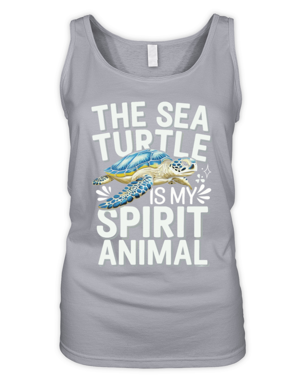 The Sea Turtle Is My Spirit Animal Organic Women's Tank Top