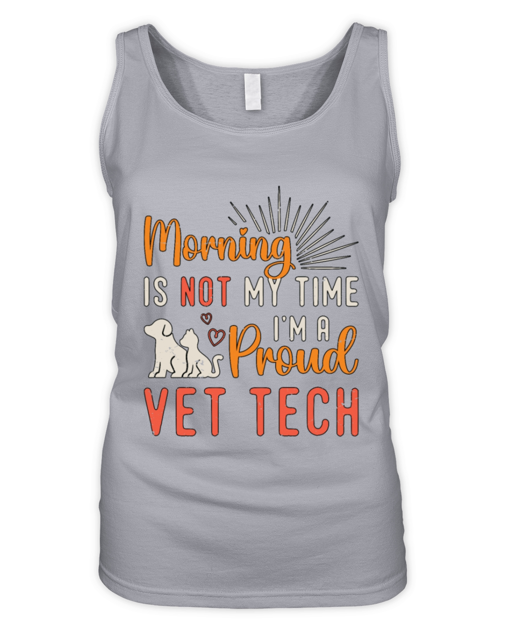 Vet Tech Morning Is Not My Time Im Veterinarian Organic Women's Tank Top