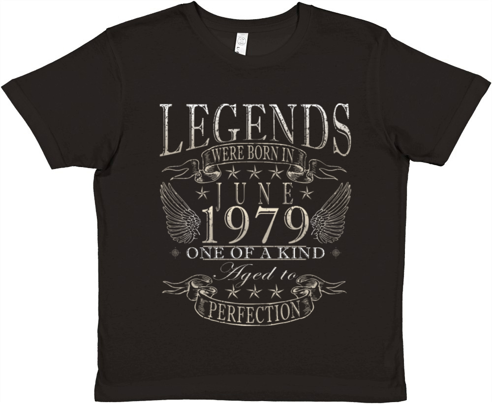 45th birthday 45 years June 1979 Premium Kids Crewneck T-shirt