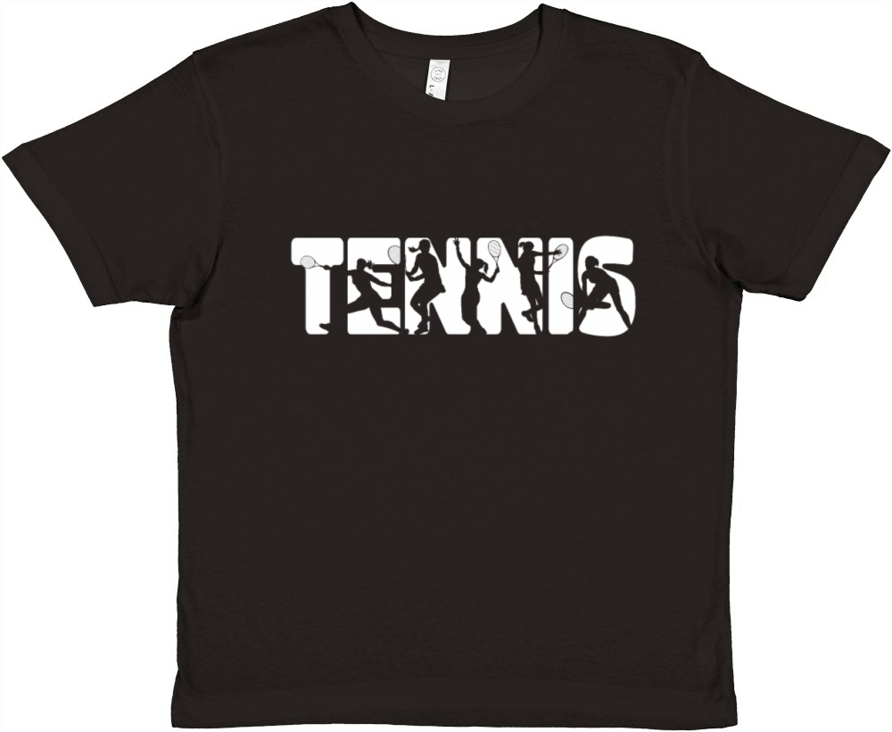 Funny Tennis Player Racket Tennis Premium Kids Crewneck T-shirt