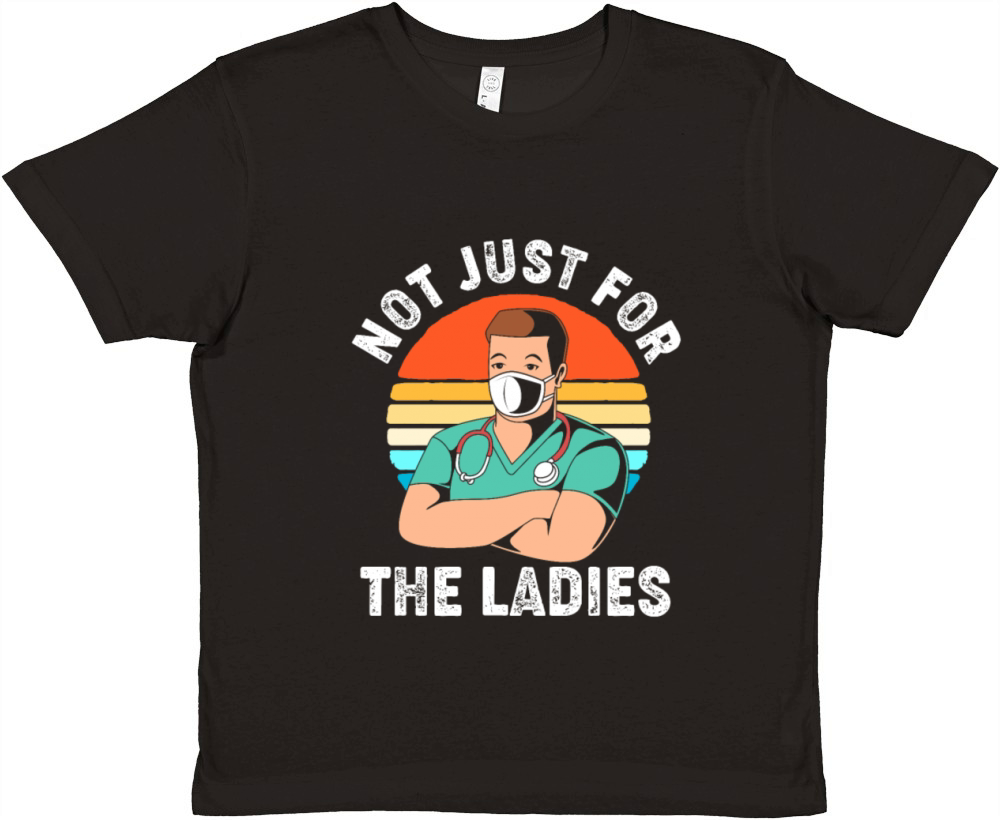 Retro Sunset RN Nursing Quote Male Nurse Premium Kids Crewneck T-shirt