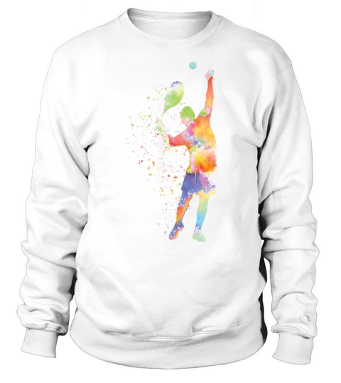 Funny Tennis Player Racket Sweatshirt Unisex