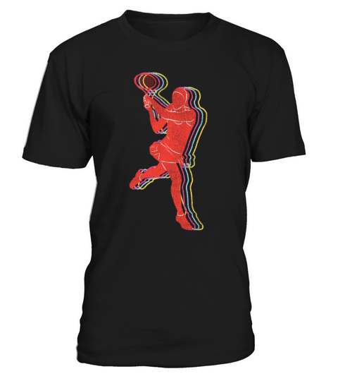 Funny Tennis Player Racket Retro T-Shirt Unisex