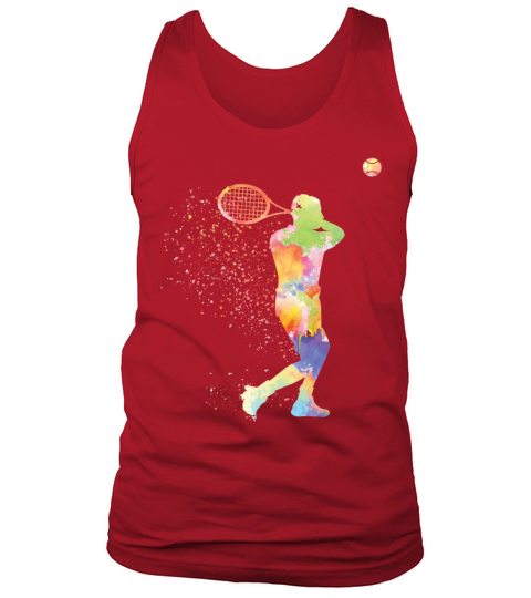 Funny Tennis Player Racket Tank Top Unisex
