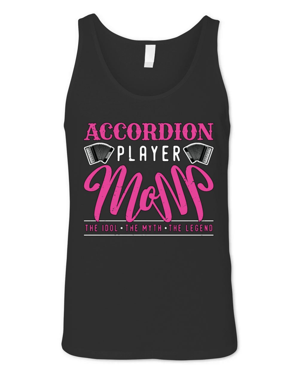 Accordion Player Mom The Idol The Music Lover Unisex Jersey Tank