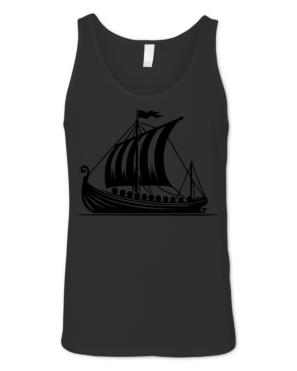 Dragon Boat Viking Style Sail Design Unisex Jersey Tank