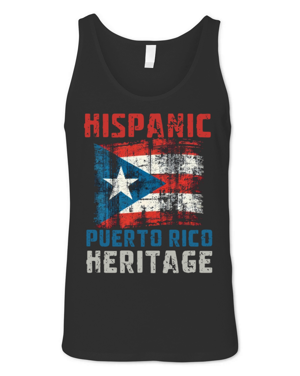 Hispanic Puerto Rico Heritage Month Unisex Jersey Tank