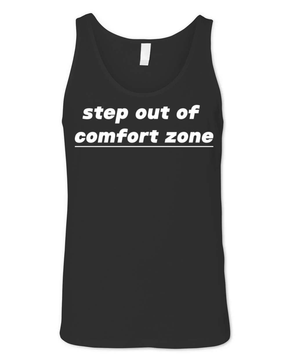 Step out of comfort zone Unisex Jersey Tank