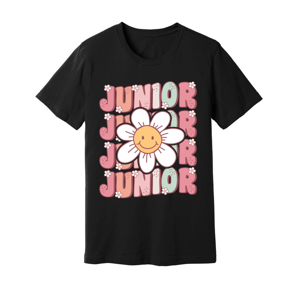 Groovy Junior 11th Grade Back To School Unisex Jersey Tee