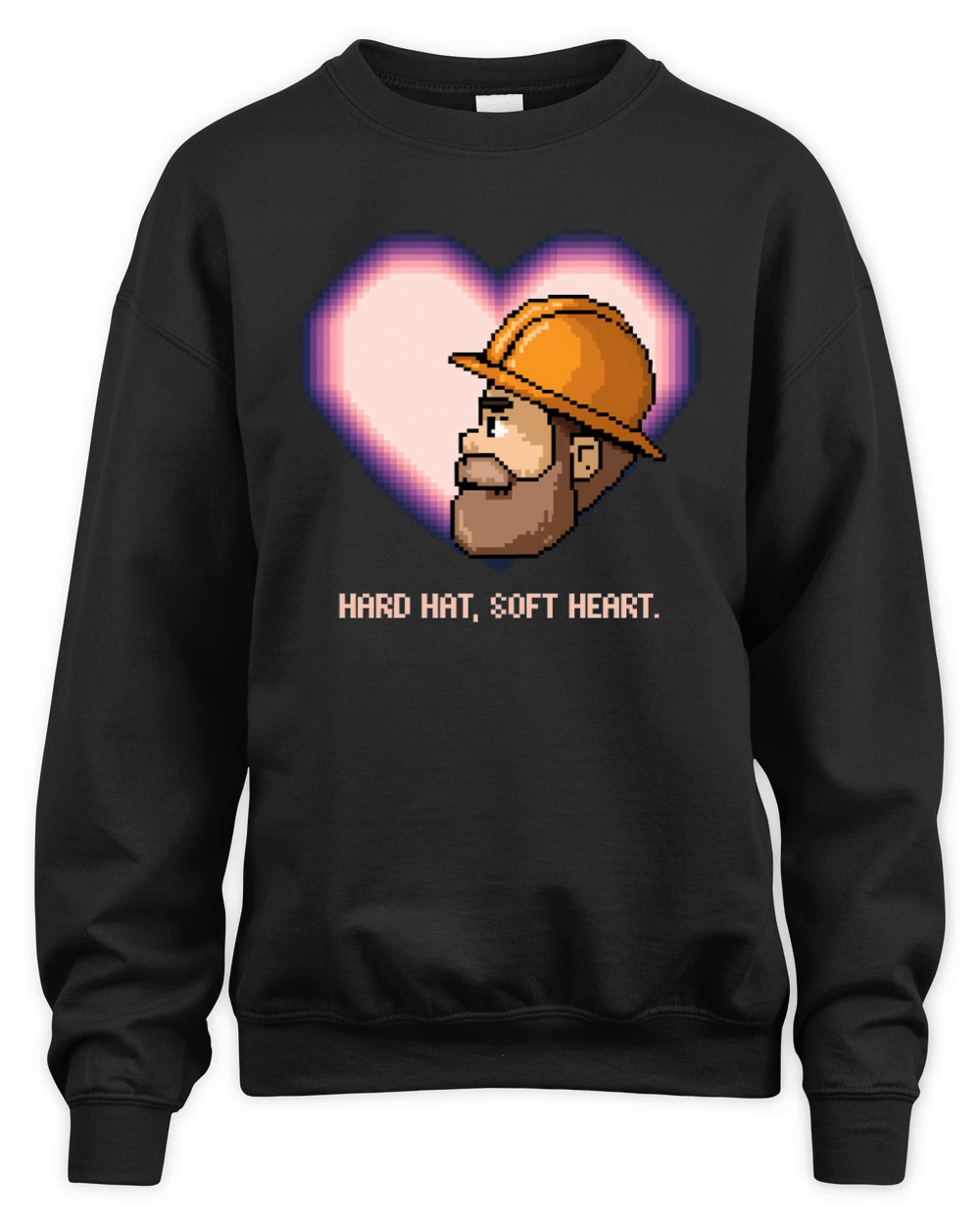 Hard Hat Soft Heart 01 Unisex Premium Crewneck Sweatshirt