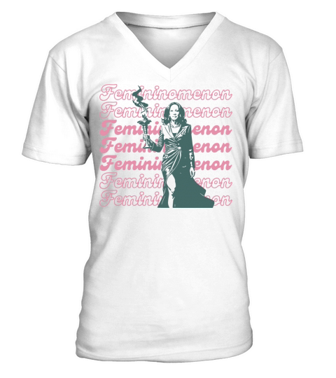 Femininomenon Vintage Kamala Harris Walz Voting V-Neck T-shirt