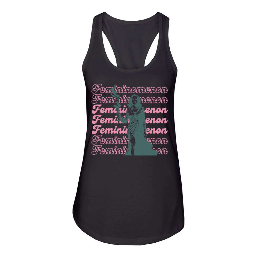 Femininomenon Vintage Kamala Harris Walz Voting Women's Racerback Tank