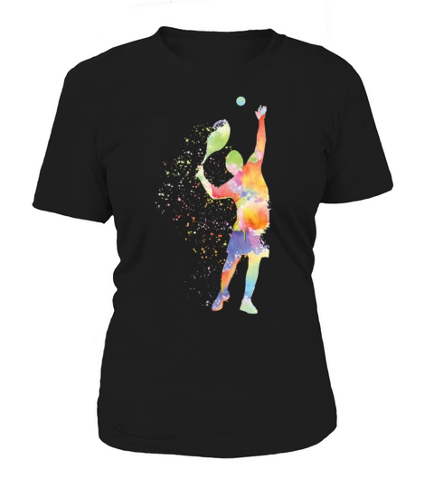 Funny Tennis Player Racket Women's T-Shirt