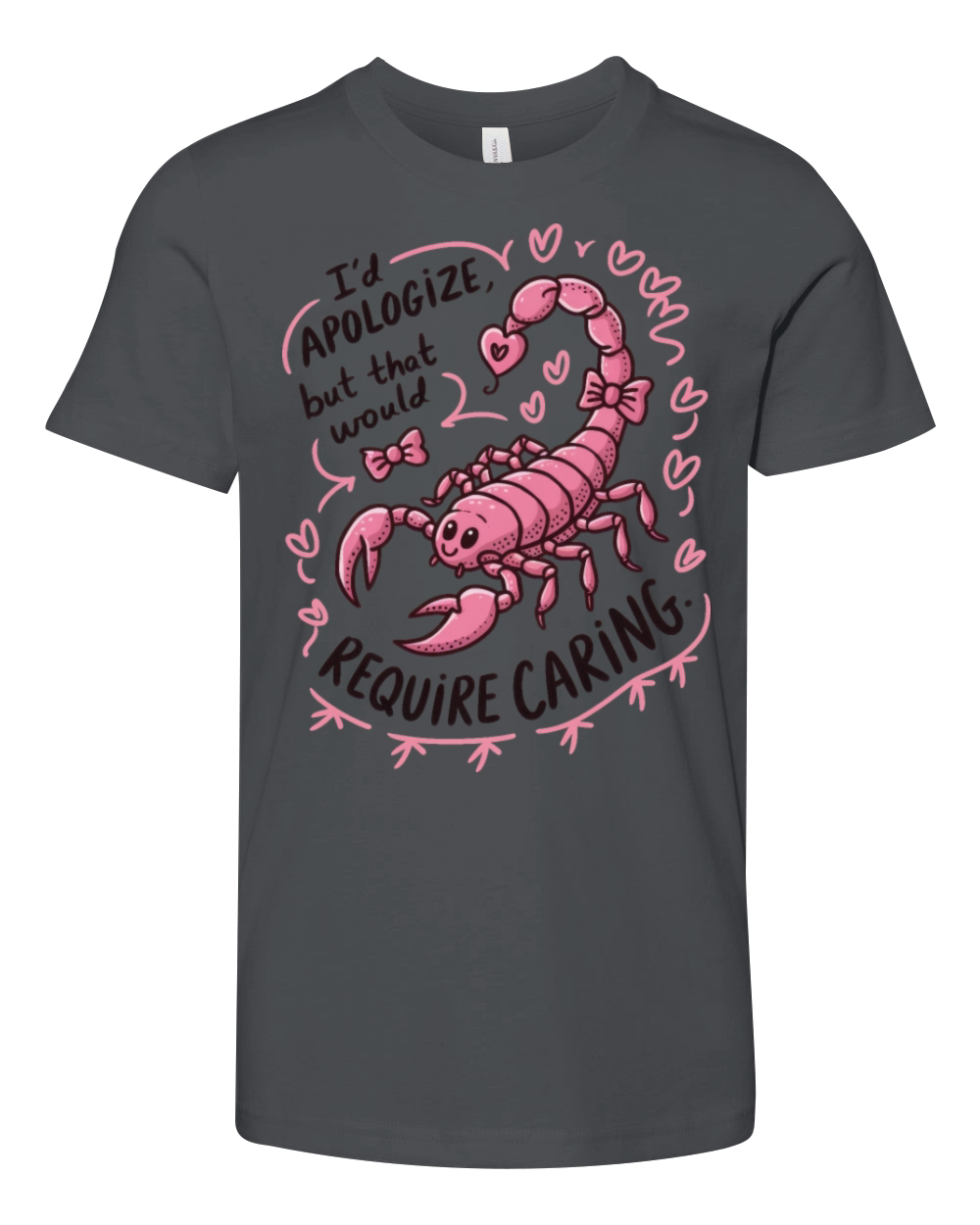 Scorpio Apology Funny Scorpio Quote Youth Unisex Jersey Tee