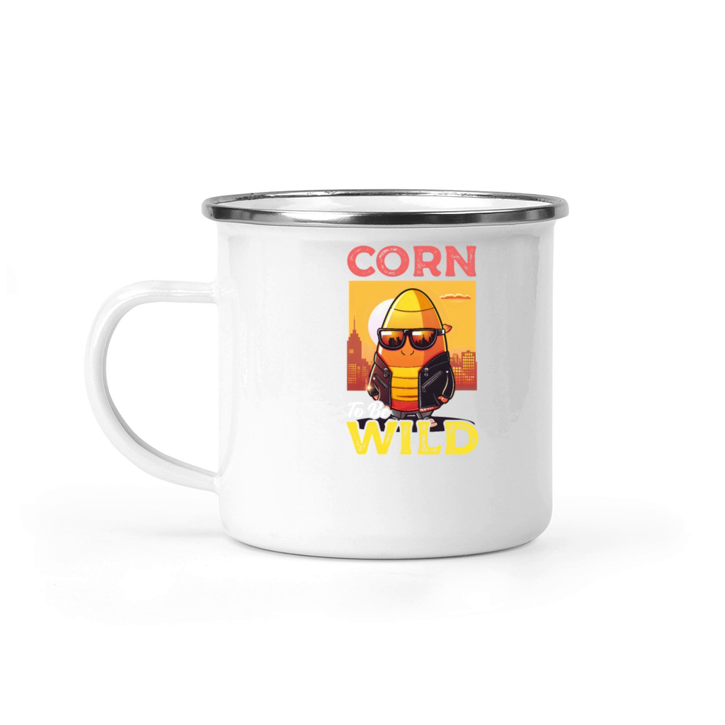 Candy Corn Corn To Be Wild Camping Mug