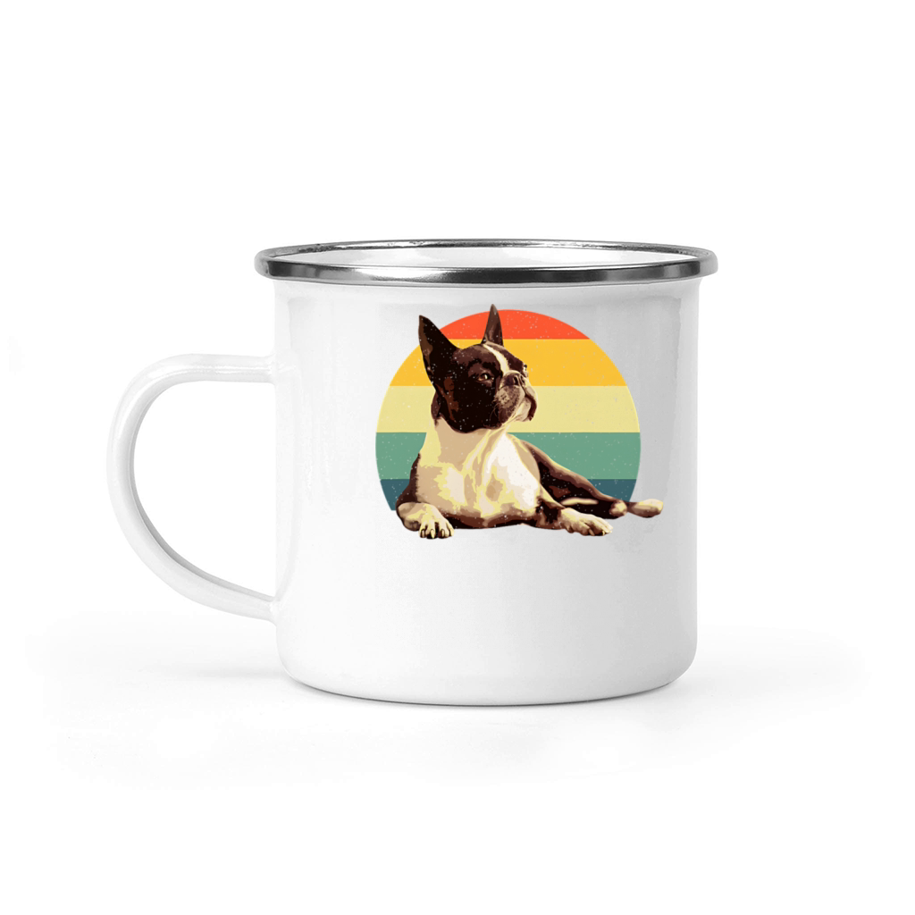 Cool Boston Terrier Camping Mug