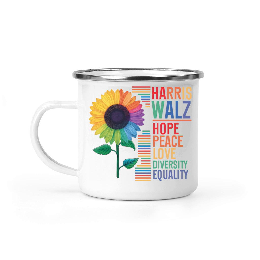 Funny Kamala Harris Tim Walz 2024 Camping Mug