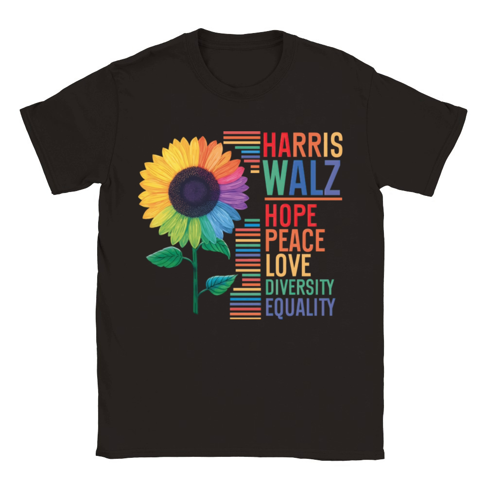 Funny Kamala Harris Tim Walz 2024 Classic Kids Crewneck T-shirt