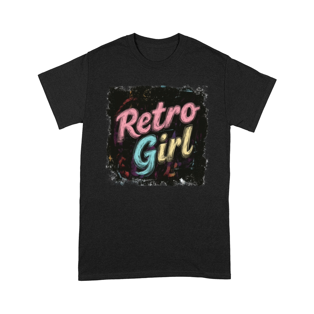 Retro Girl - Back to School Blackboard Comfort T-shirt