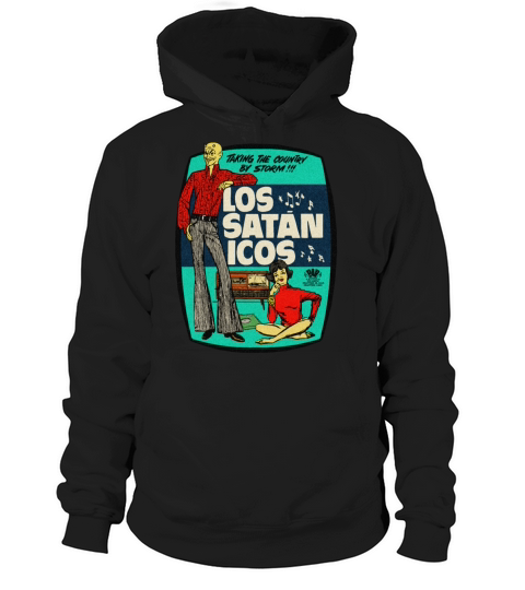 Vintage Mexican Devil Light Rock Band Hoodie Unisex