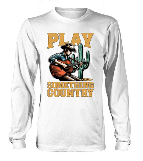 Bluegrass Music Play Something Country Musician Long sleeved Unisex
