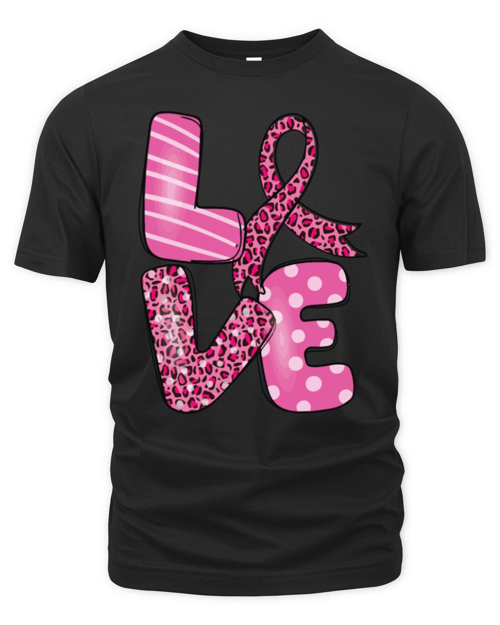 Love Breast Cancer Survivor Breast Cancer Month Organic Unisex T-shirt
