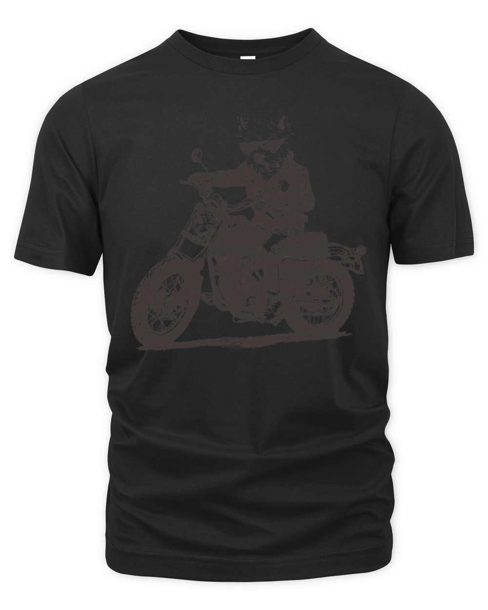 Westie Biker West Highland White Terier Motorcycle Organic Unisex T-shirt