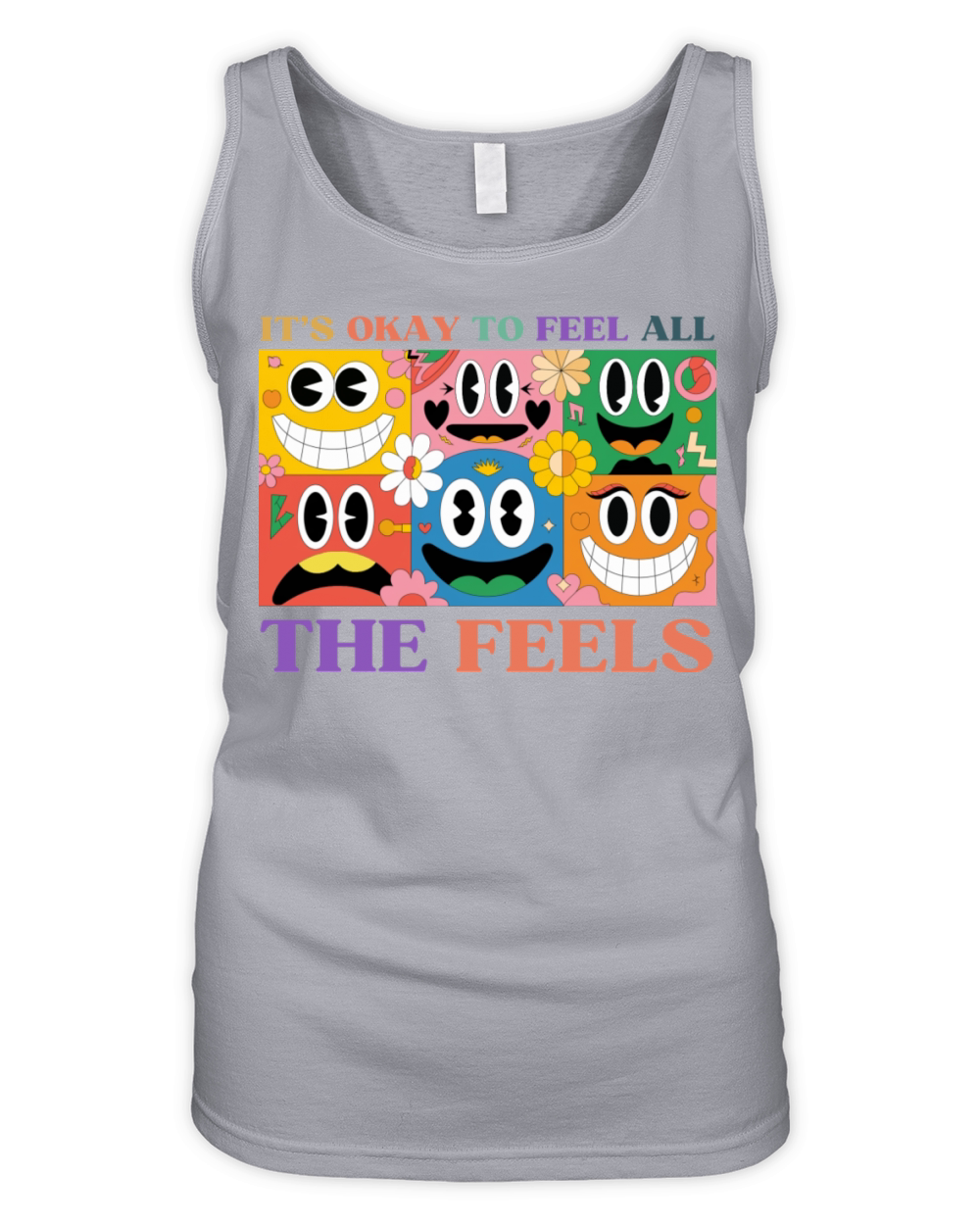 It s Okey to Feel All The Feels Organic Women's Tank Top