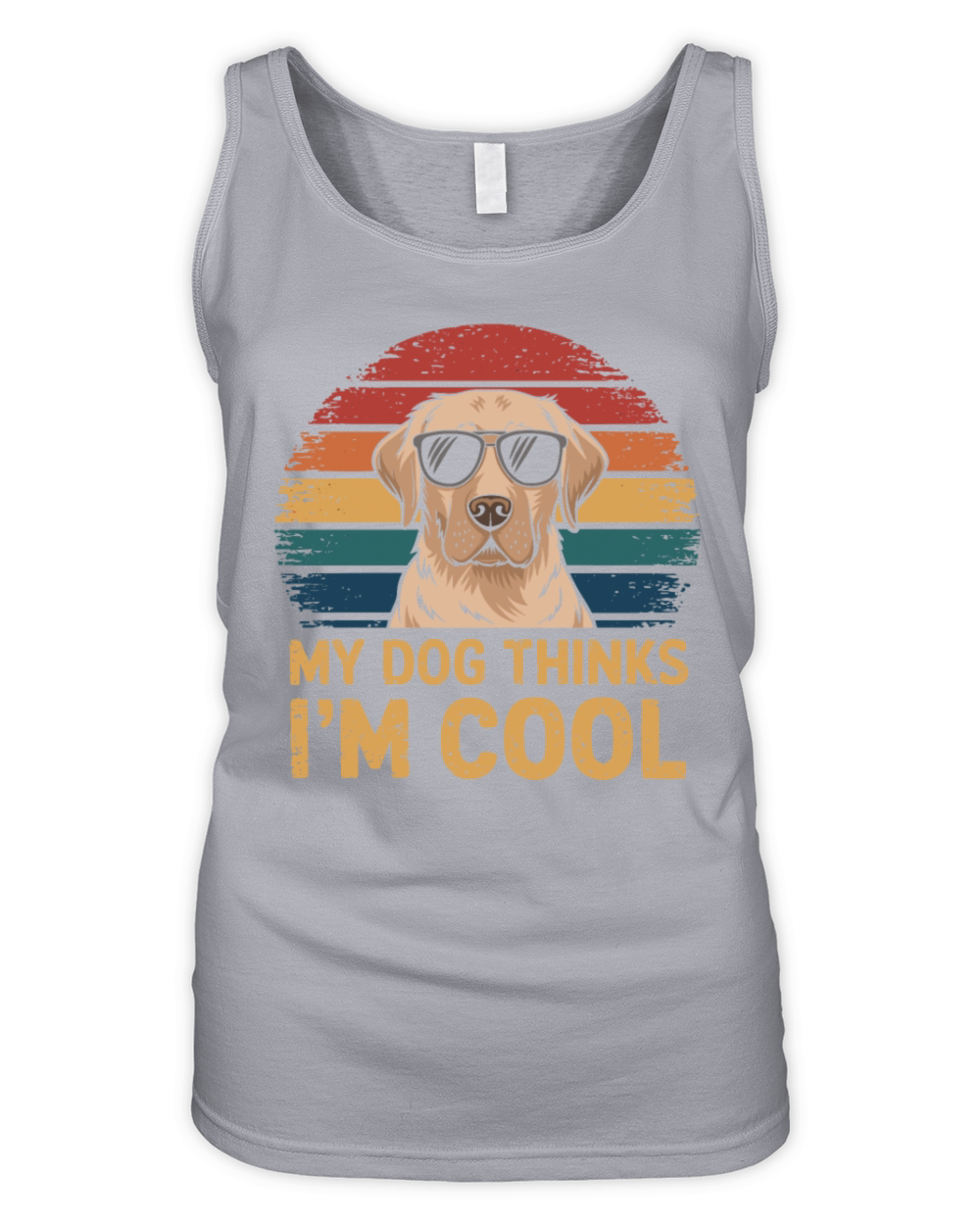 Labrador Retriever My Dog Thinks Im Cool Organic Women's Tank Top