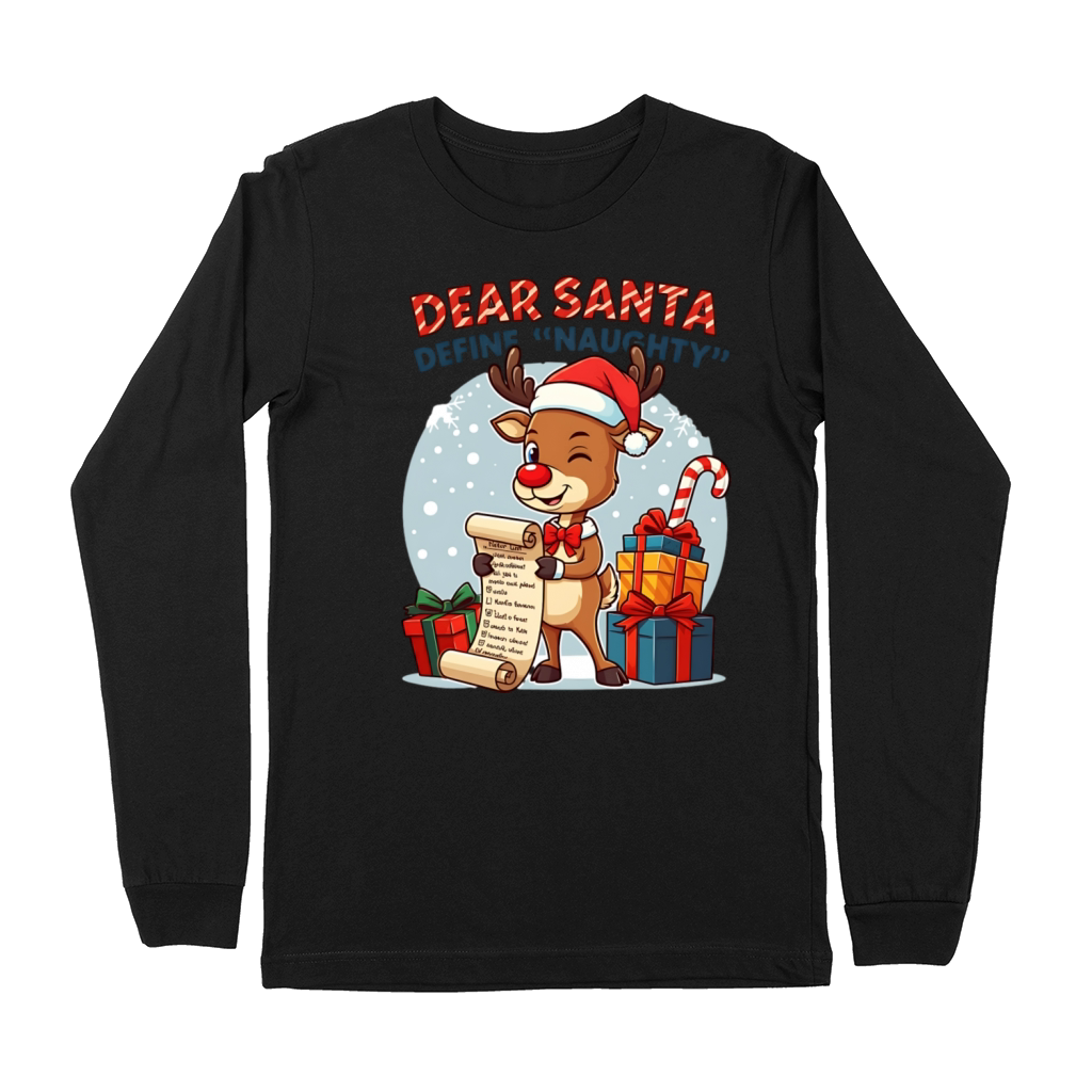 Dear Santa Define Naughty Premium Long Sleeve