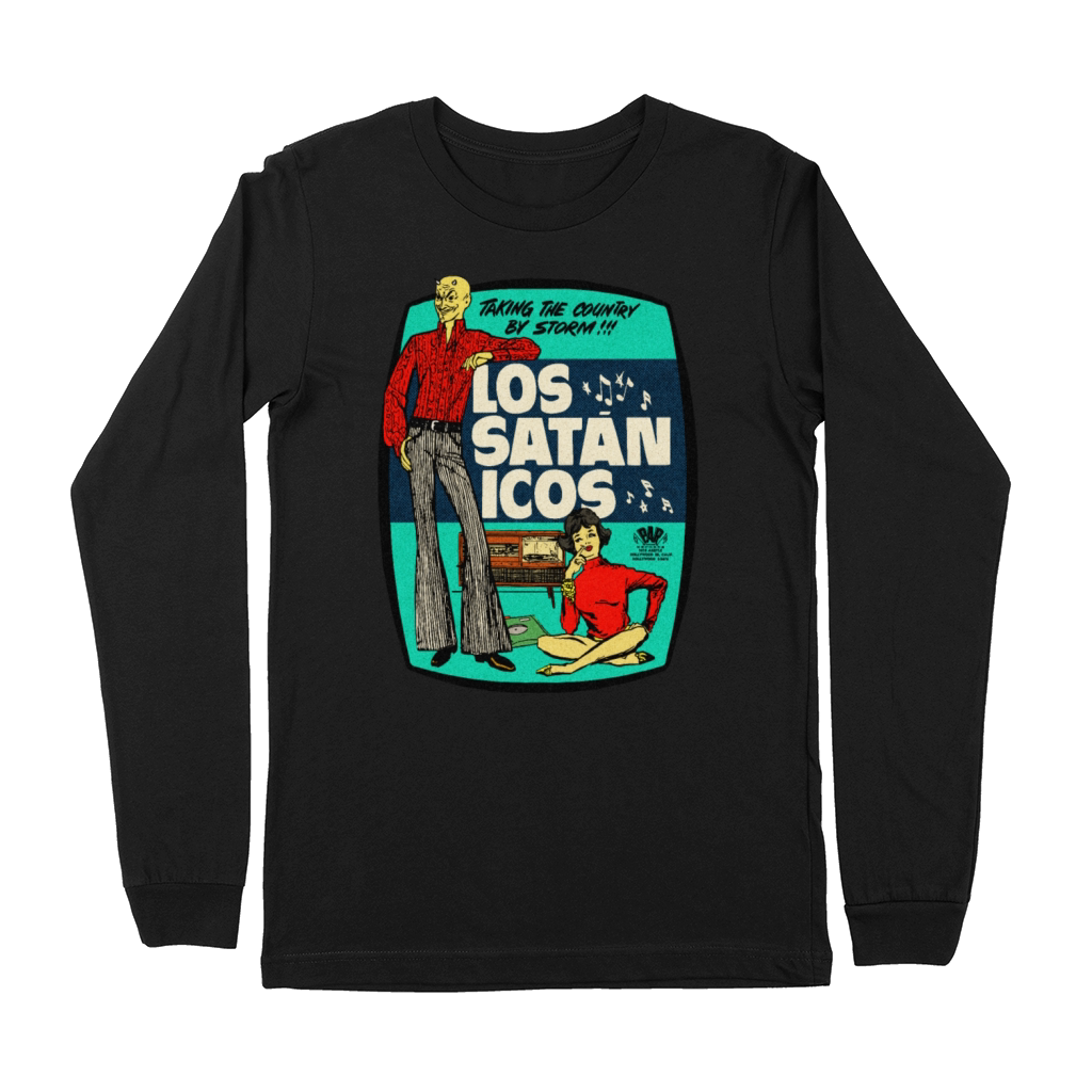 Vintage Mexican Devil Light Rock Band Premium Long Sleeve