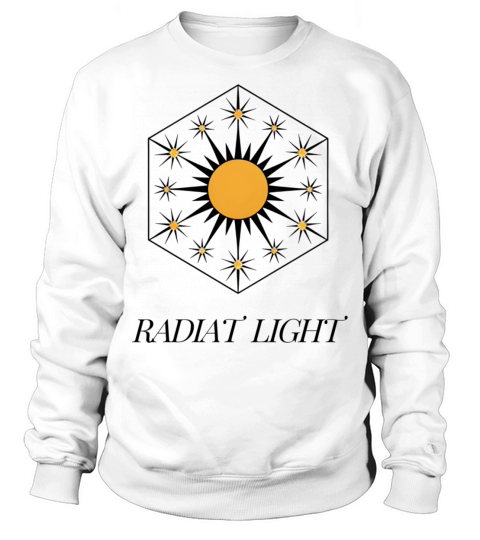 Radiat Light Minimal Sun And Typography Sweatshirt Unisex