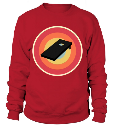 Vintage Retro Cornhole Board Sweatshirt Unisex