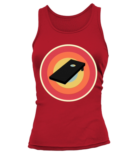 Vintage Retro Cornhole Board Tank top Woman