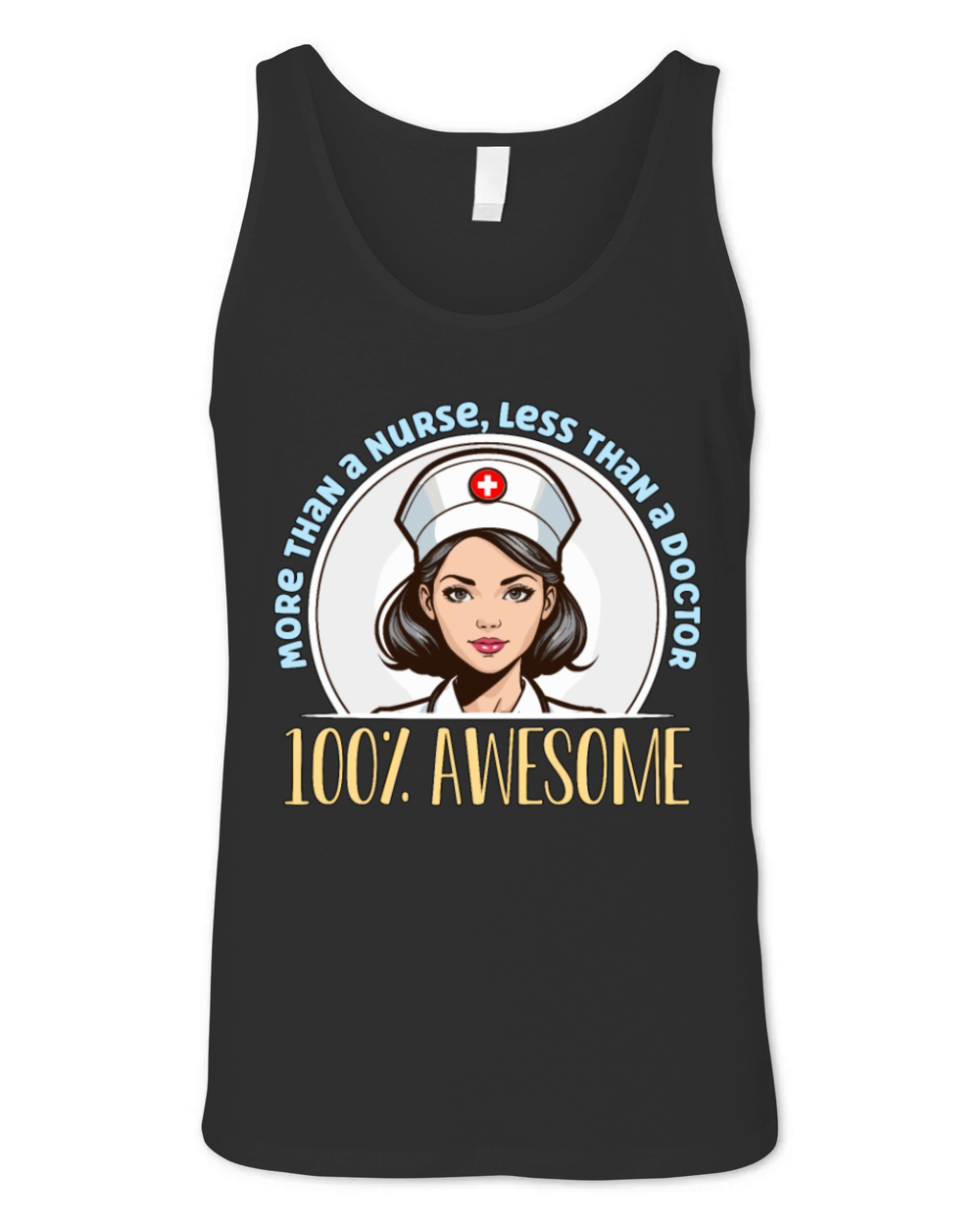 Nurse Practitioner More Than A Nurse Healthcare Unisex Jersey Tank