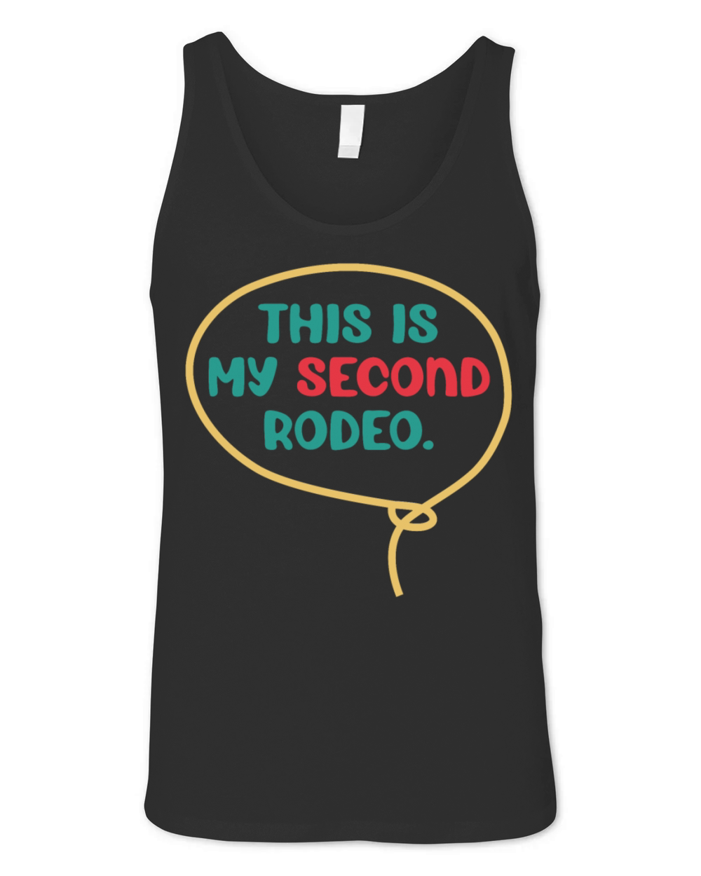 This is my second rodeo Unisex Jersey Tank