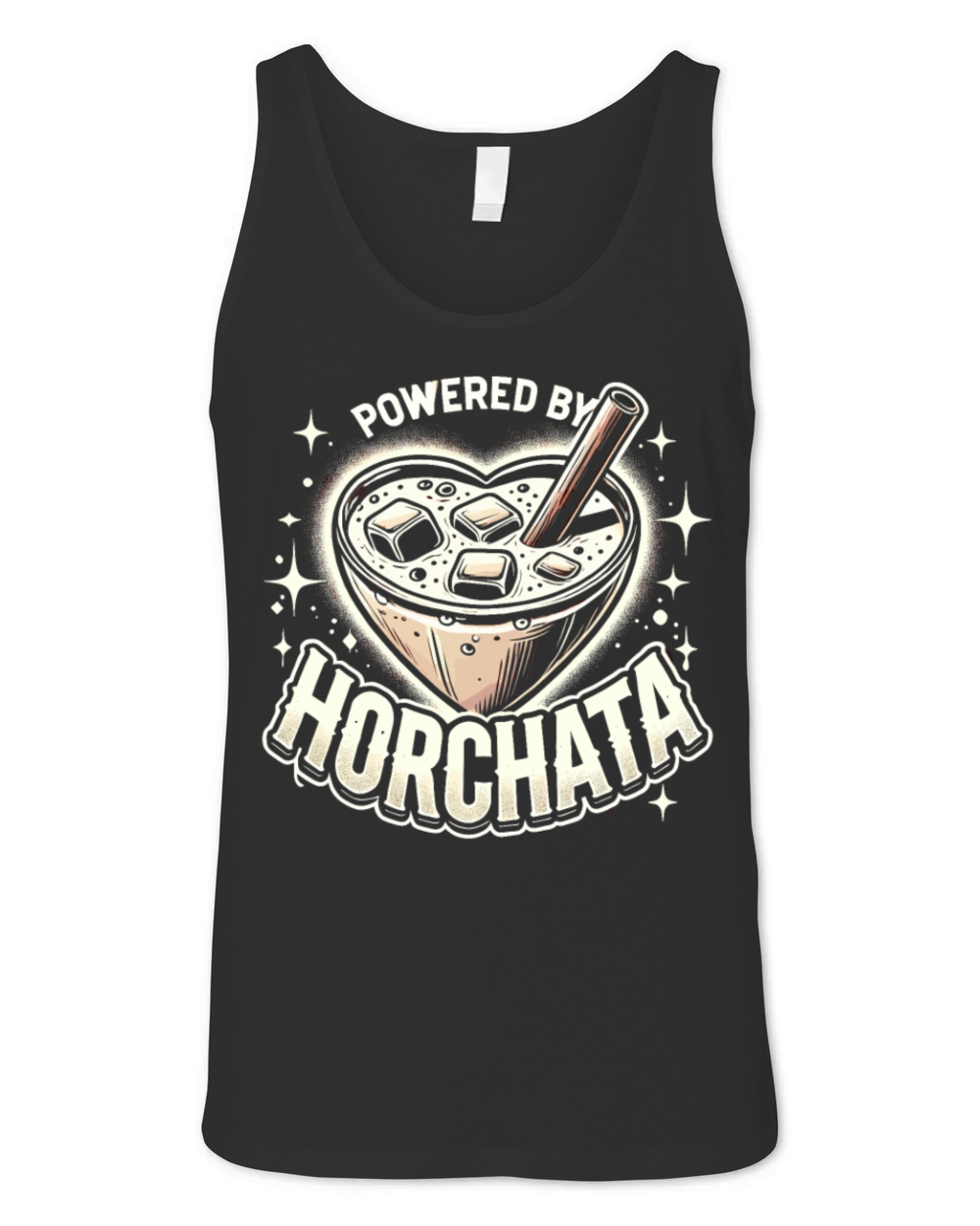 Vintage Retro Style Horchata Mexican Drink Summer Unisex Jersey Tank