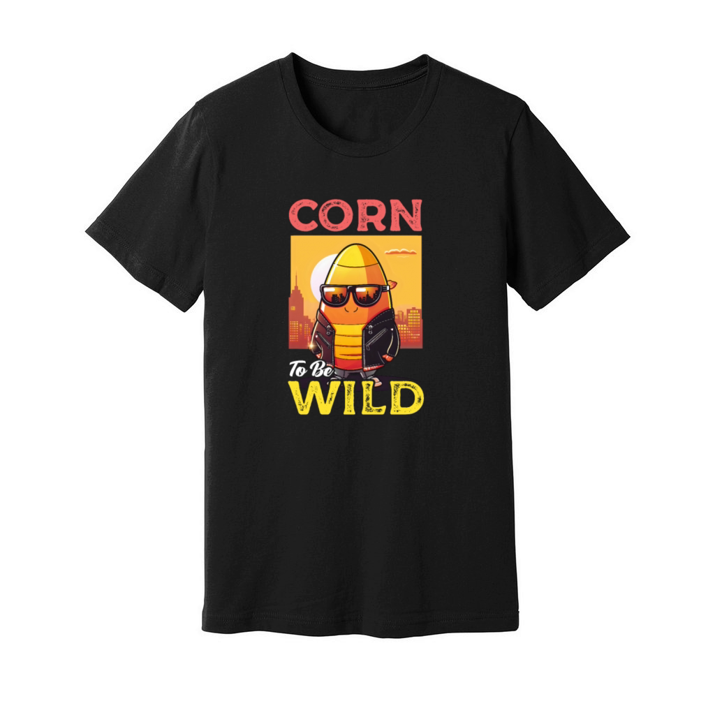 Candy Corn Corn To Be Wild Unisex Jersey Tee