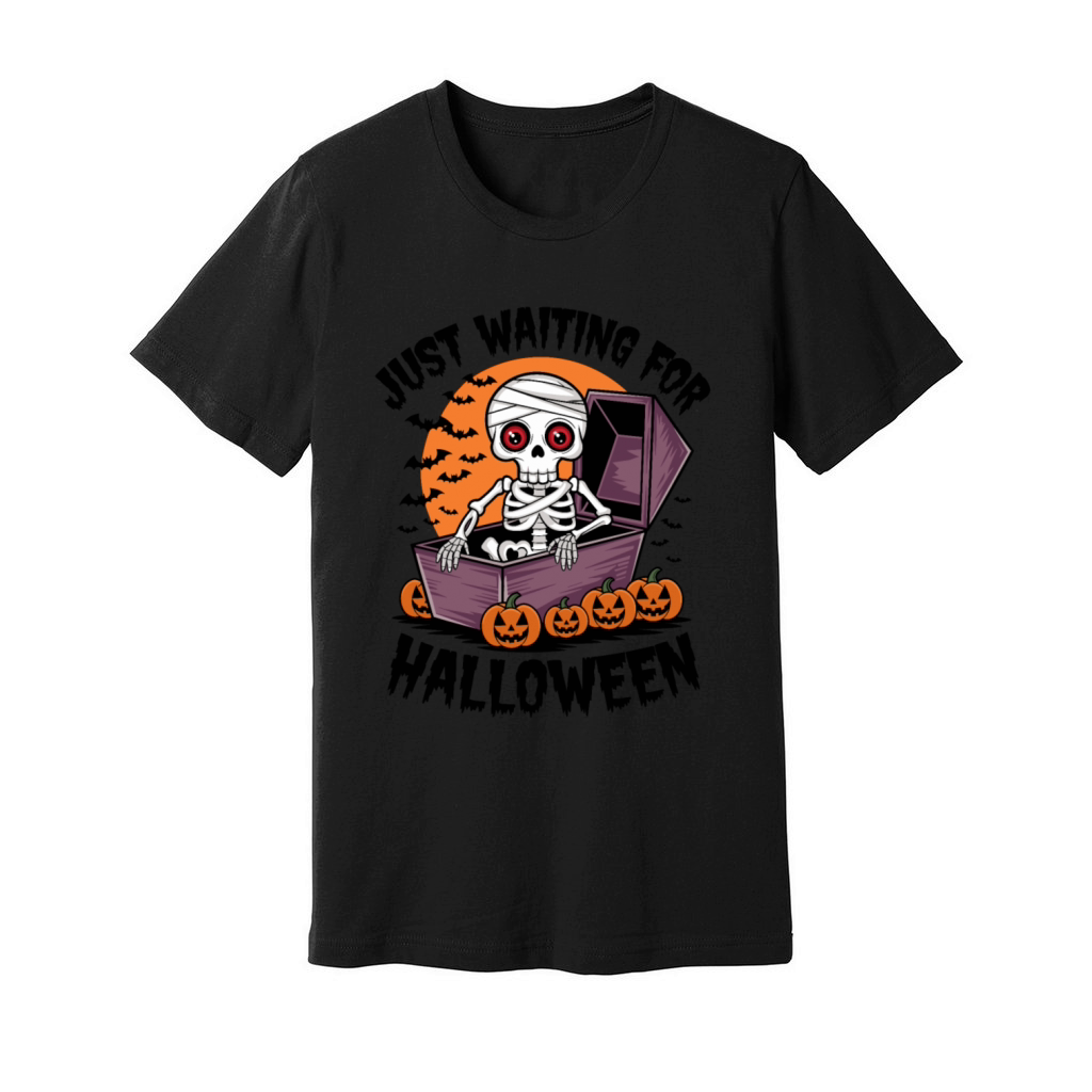 just waiting for halloween Unisex Jersey Tee