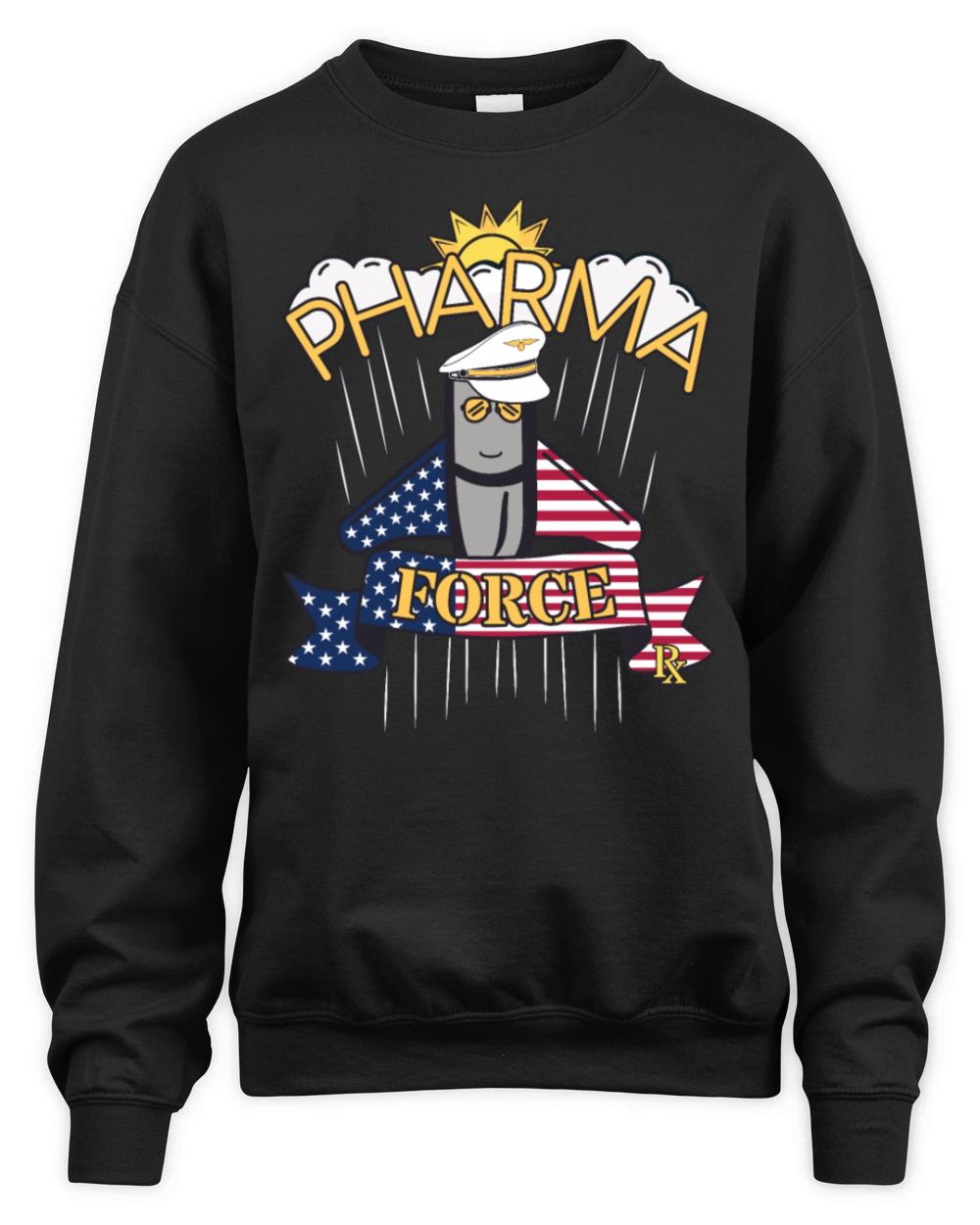 Pharmacy USA Pharma Force Unisex Premium Crewneck Sweatshirt
