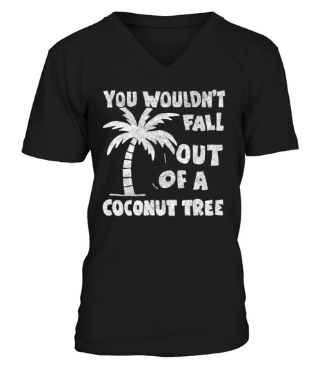 Kamala Harris coconut tree funny saying elections V-Neck T-shirt