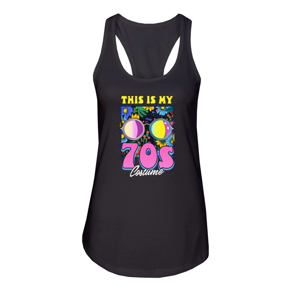 This Is My 70s Costume Women's Racerback Tank