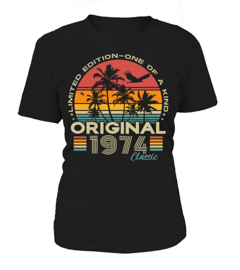 Original 1974 Vintage Retro 50th birthday Women's T-Shirt