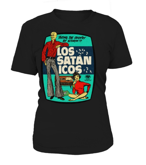 Vintage Mexican Devil Light Rock Band Women's T-Shirt