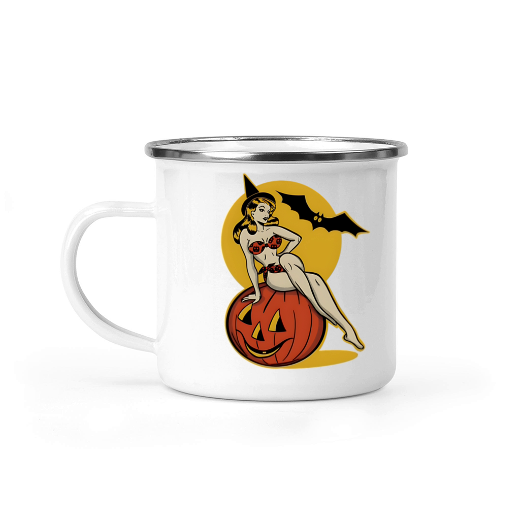 Halloween Vintage Camping Mug