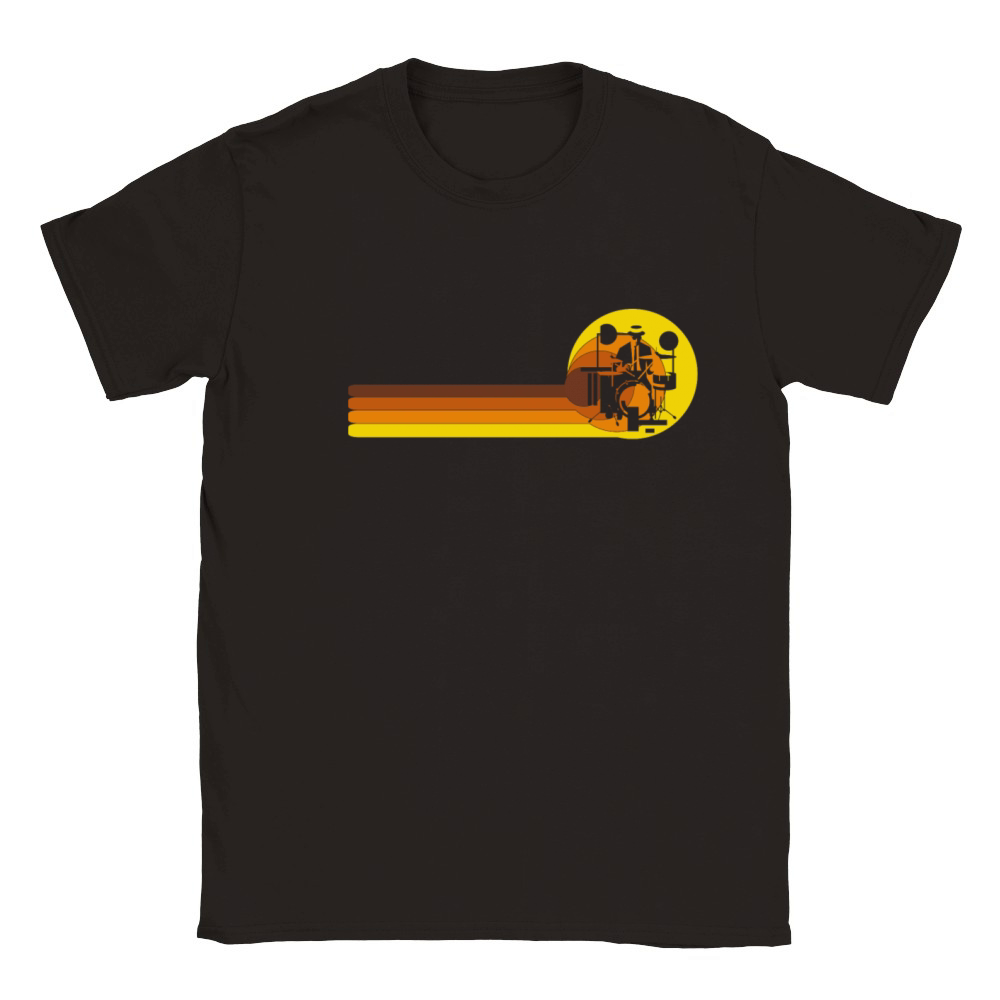 Drummer drums accessories drummer music Vintage Classic Kids Crewneck T-shirt