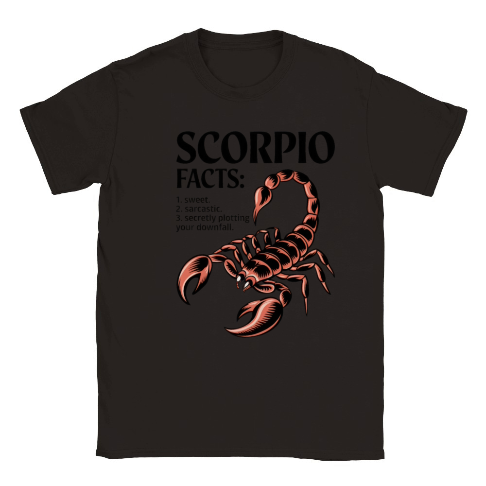 Funny Scorpio Zodiac Quote Classic Kids Crewneck T-shirt